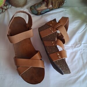 Platform Wedge Strappy Sandals